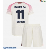 Fotballdrakt Barn Bayer Leverkusen Martin Terrier #11 Bortedraktsett 2025-26 Kortermet (+ Korte bukser)